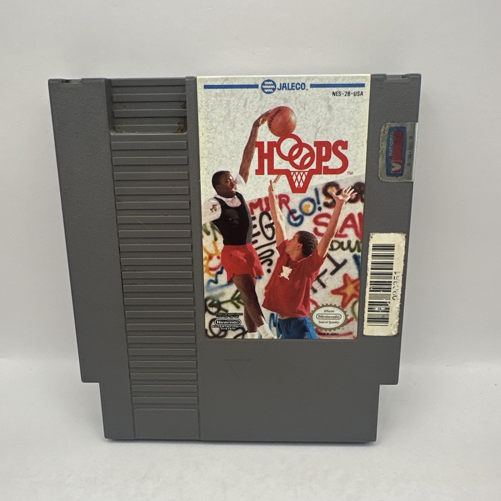 Hoops Nintendo NES Jaleco Game Cartridge